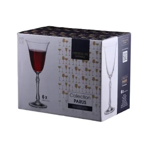 Crystalite Bohemia Parus Red Wine - 6 Copas de 250 ml - Imagen 2